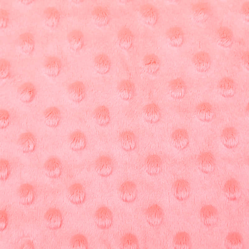 涤纶印花粉色批发压花短绒超柔软婴儿毯用面料