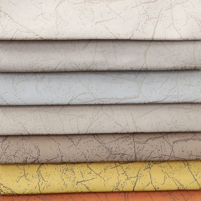 优质涤纶超细纤维烫金复合人造皮革沙发靠垫用面料
